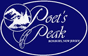 Logo for Poets Peak, a neighborhood of lovely Colonials in the Ledgewood section of Roxbury Twp in New Jersey.
